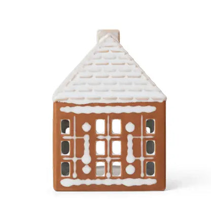 Danish Gingerbread House Ceramic Tealight Holder