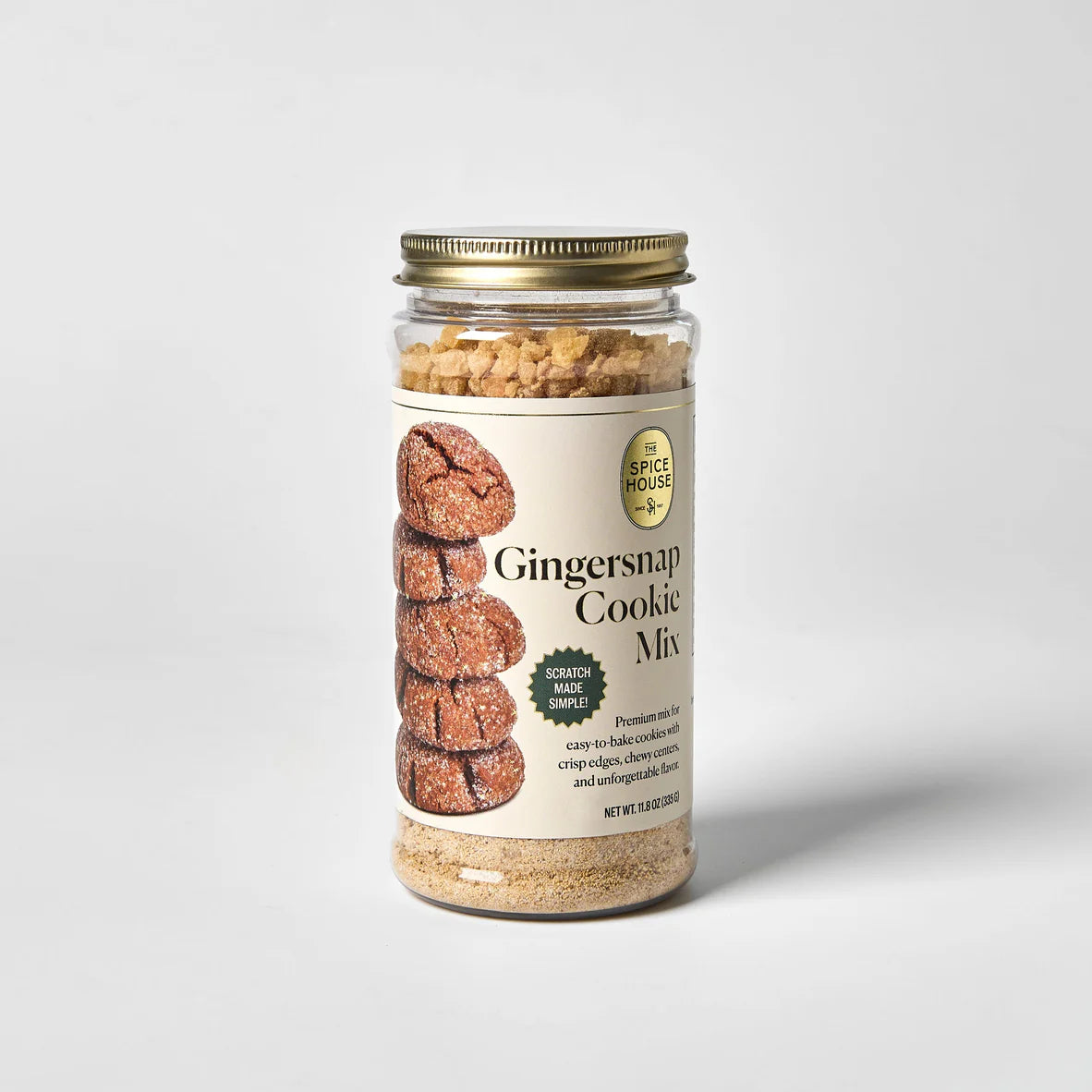 Gingersnap Cookie Mix 12oz Jar