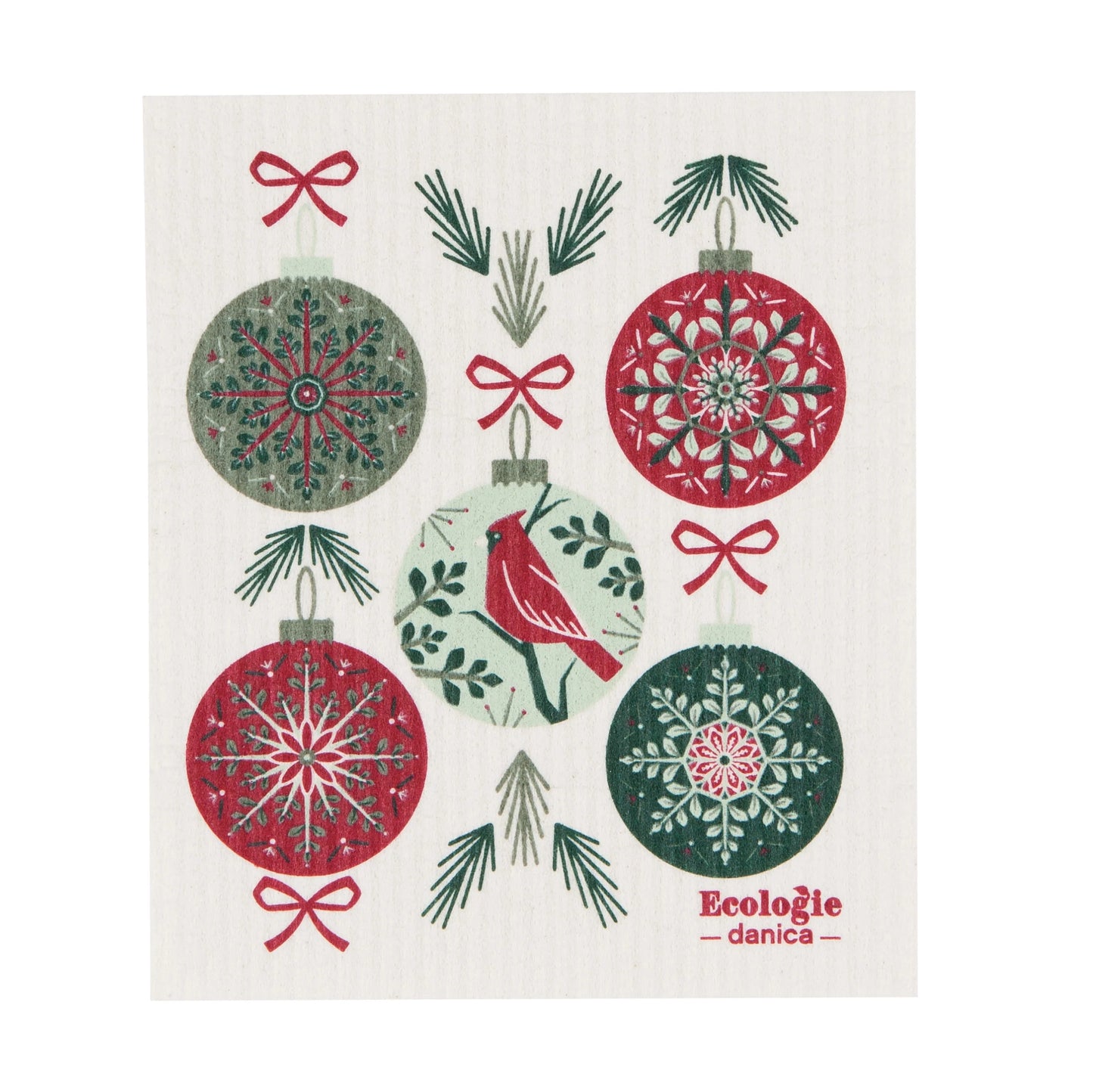 Holiday-Themed Swedish Sponge Dishcloth