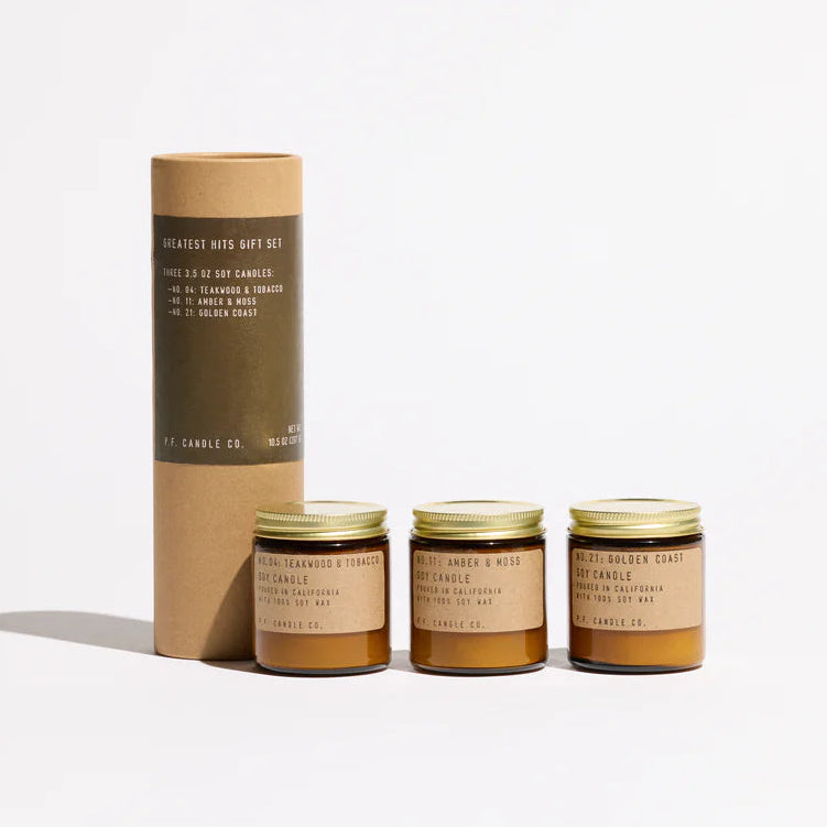 P.F. Candle Greatest Hits Mini Candle Gift Set Trio