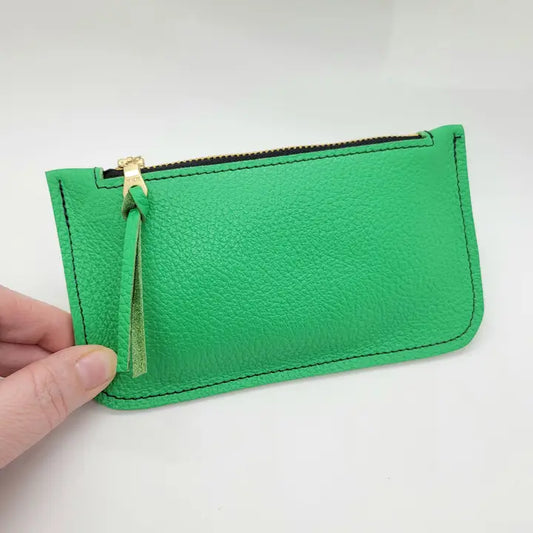 Leather Zip Pouch