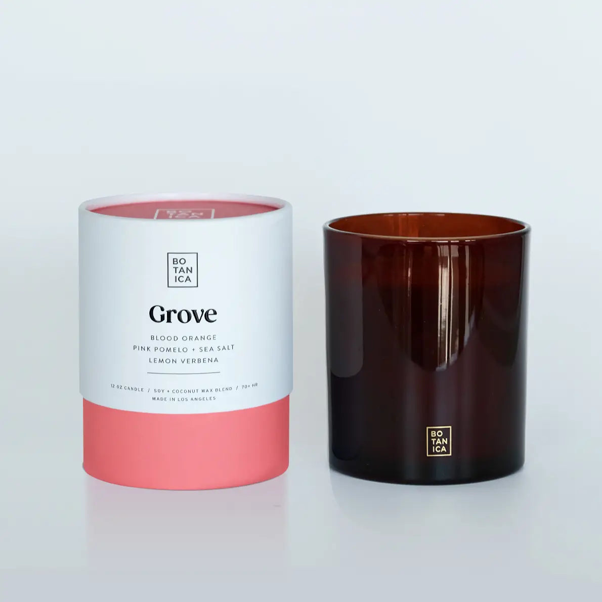 Grove Blood Orange, Lemon Verbena, & Sea Salt Soy Wax Glass Candle