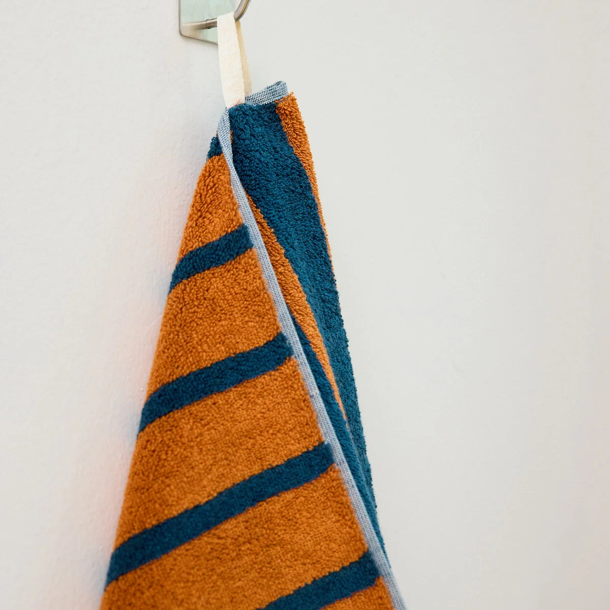 Terrycloth Bird Stripe Hand Towel