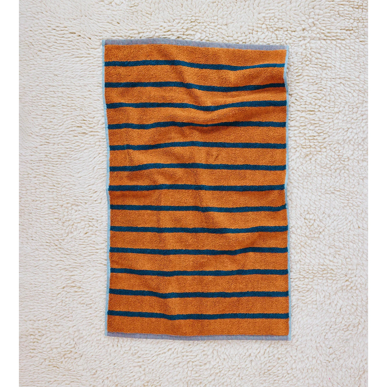 Terrycloth Bird Stripe Hand Towel