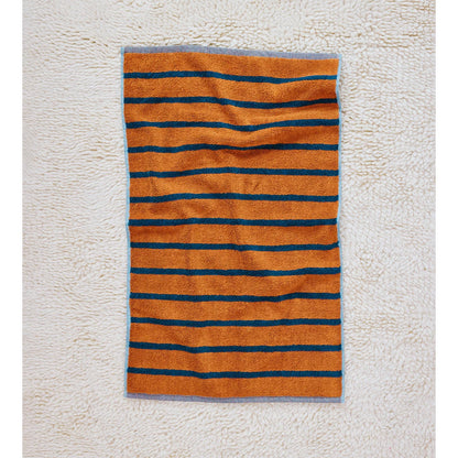 Terrycloth Bird Stripe Hand Towel