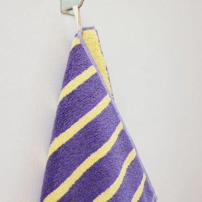Terrycloth Bird Stripe Hand Towel