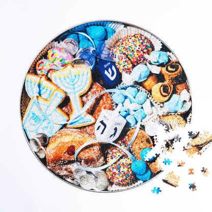 Hanukkah Cookie Tin 750 Piece Jigsaw Puzzle