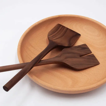 Hardwood 13" Salad Serving Utensils