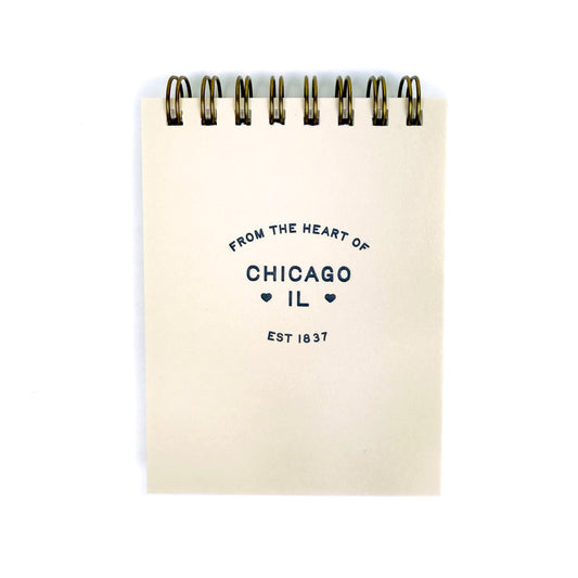 From the Heart of Chicago Mini Jotter Notebook