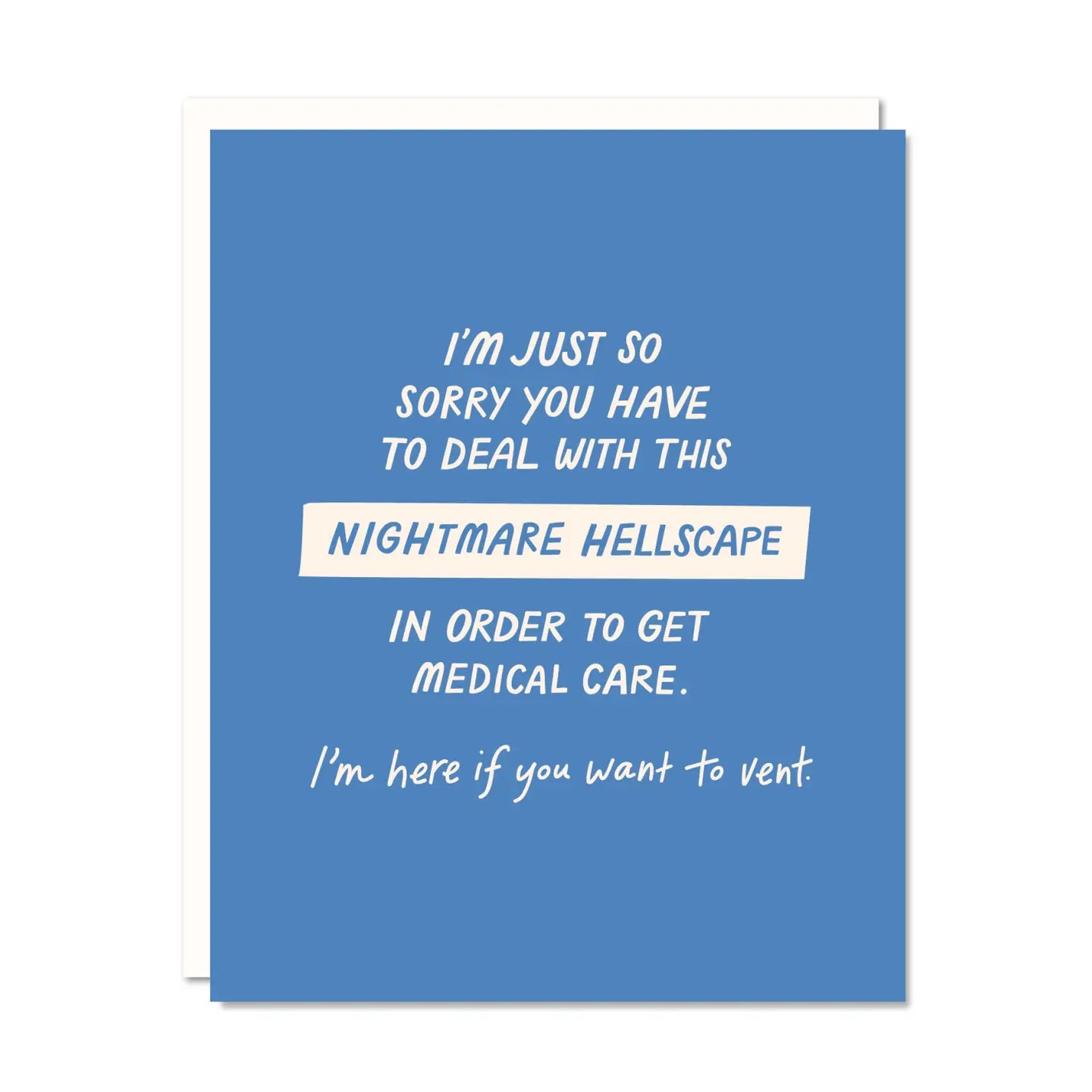 Hellscape Get Well Encouragement Greeting Card