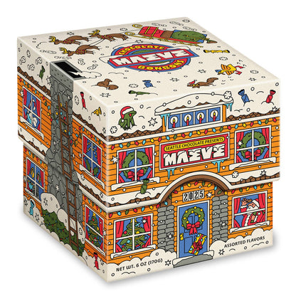 Holiday Bungalow Chocolate Bonbon Box