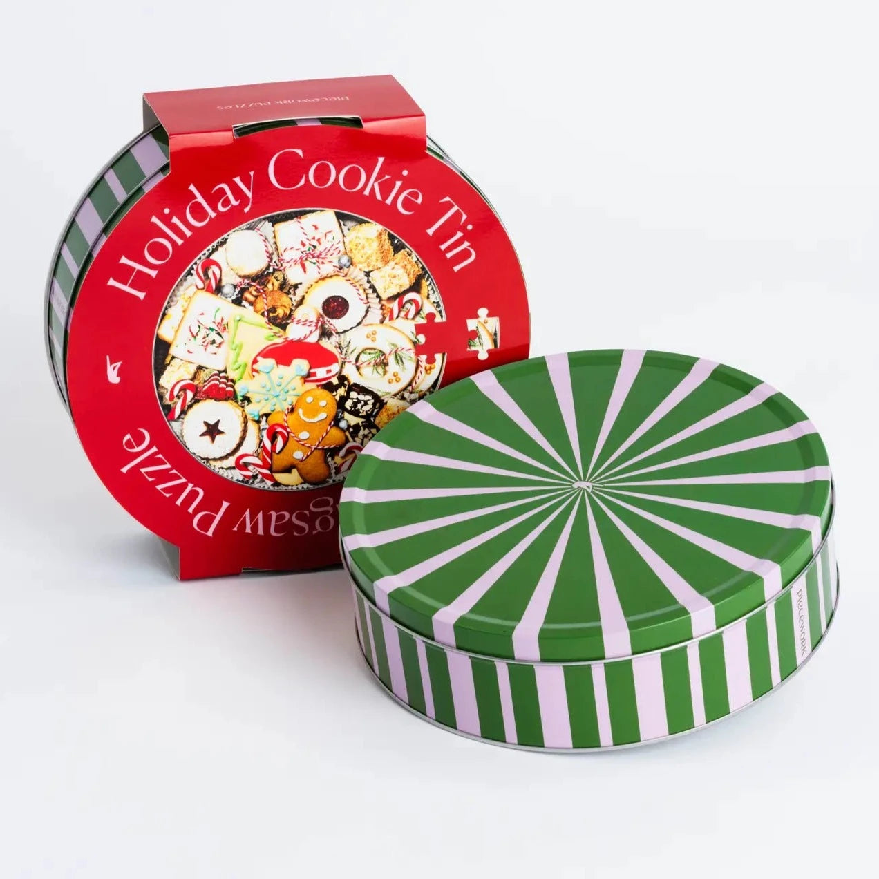 Holiday Cookie Tin 750 Piece Jigsaw Puzzle