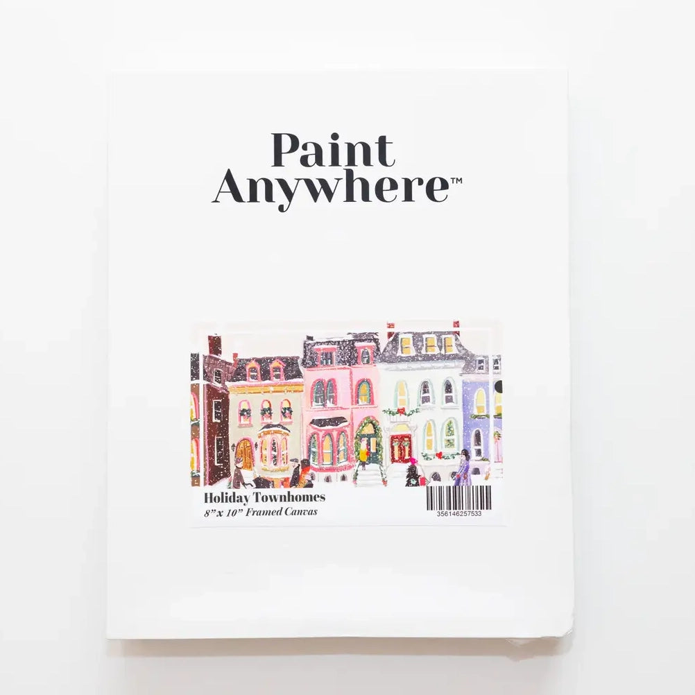 Holiday Townhomes 8" x 10" Paint By Numbers Kit