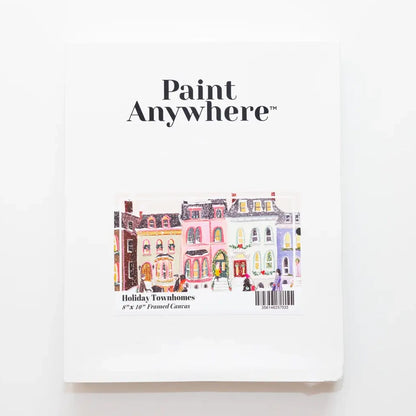 Holiday Townhomes 8" x 10" Paint By Numbers Kit