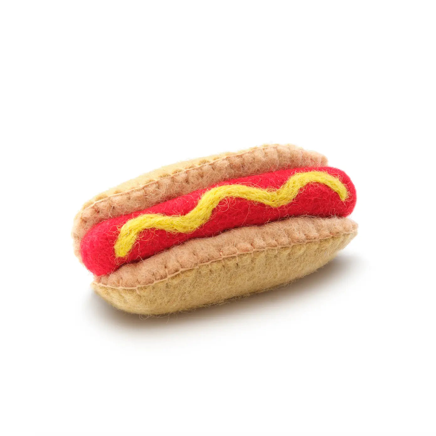 Hot Dog Felt Cat Toy