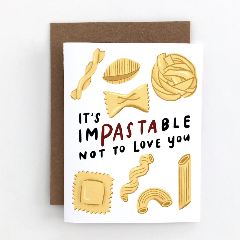 It's Impastable Love or Valentine's Day Card