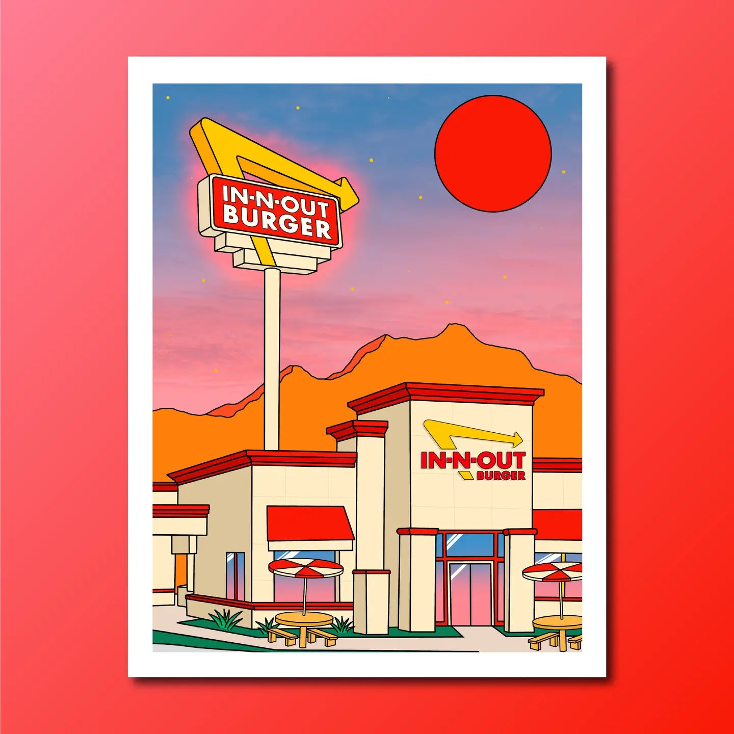 In-N-Out 8" x 10" Giclee Print