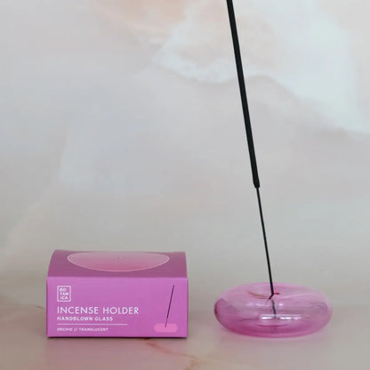 Bubble Glass Incense Holder