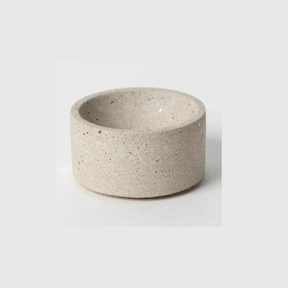 Terrazzo Concrete Cylinder Incense Holder