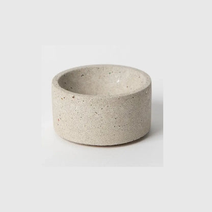 Terrazzo Concrete Cylinder Incense Holder