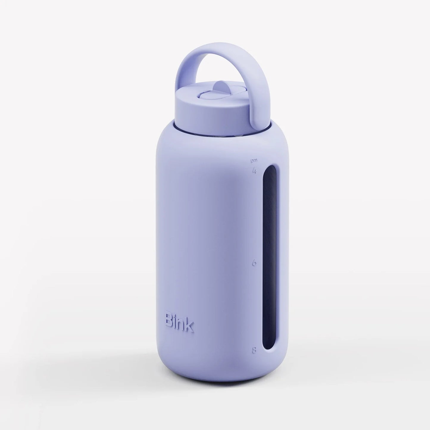 Glass & Silicone Reusable 27 Oz Flip Cap Water Bottle