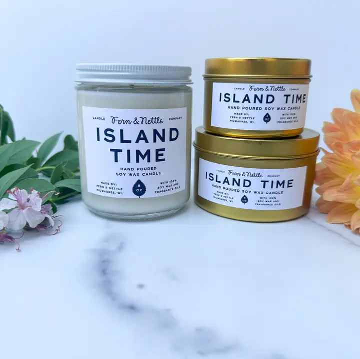 Island Time Soy Wax Candle