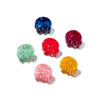 Jelly Bean Mini Hair Claws (Set of 6)