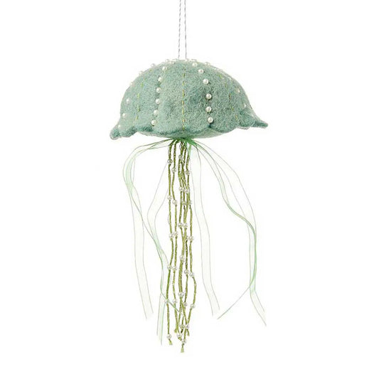 Jellyfish Felt Holiday Ornament