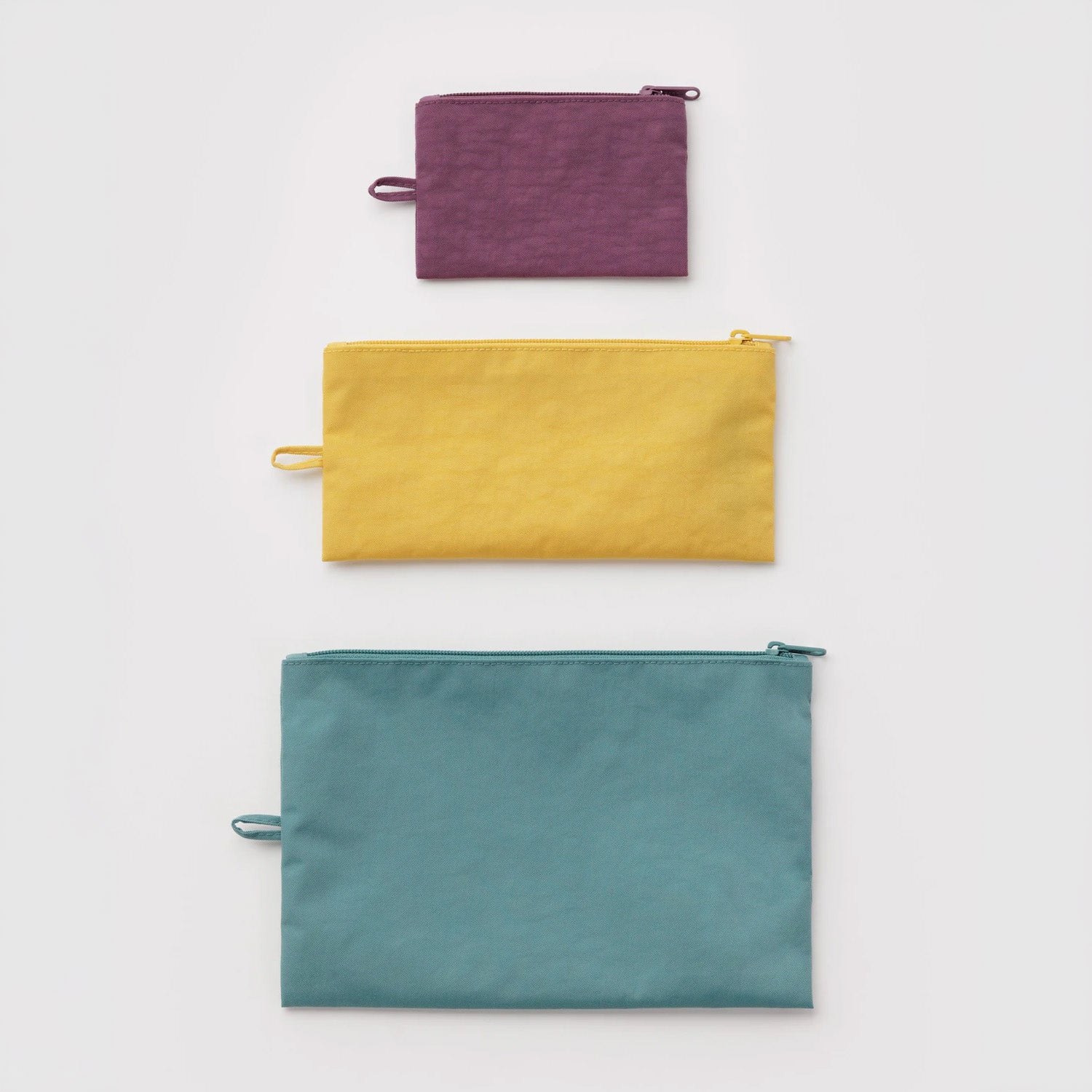 Heavyweight Nylon Flat Zip Pouches (Set of 3) – Neighborly