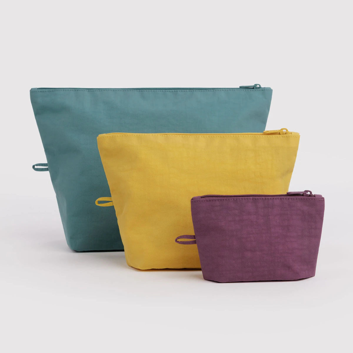 Heavyweight Nylon Travel Go Pouches (Set of 3)