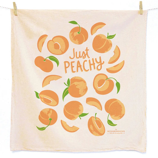 Just Peachy Kitchen Tea Towel