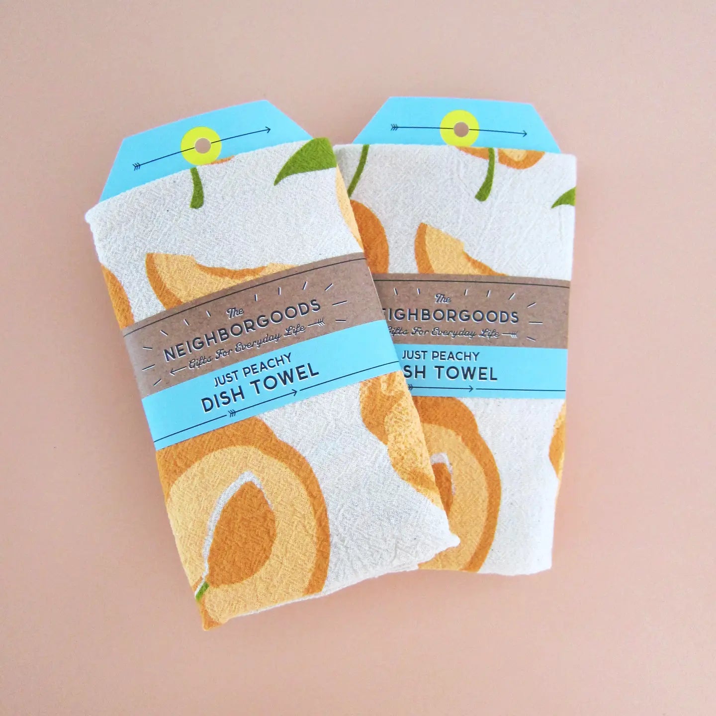 Just Peachy Kitchen Tea Towel