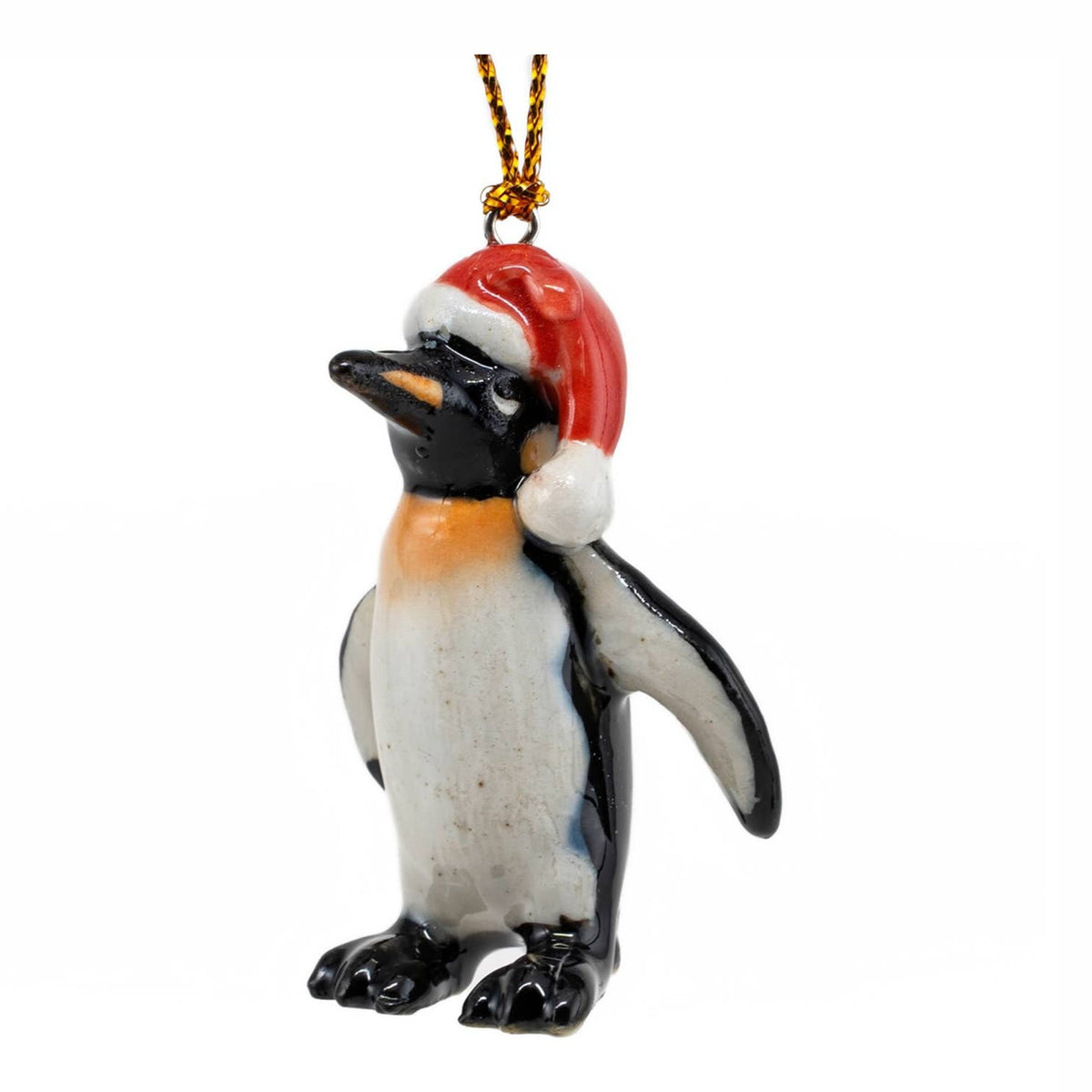 Mini Penguin Porcelain Figurine Ornament