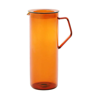 Cast Amber 42 Oz Glass Pitcher