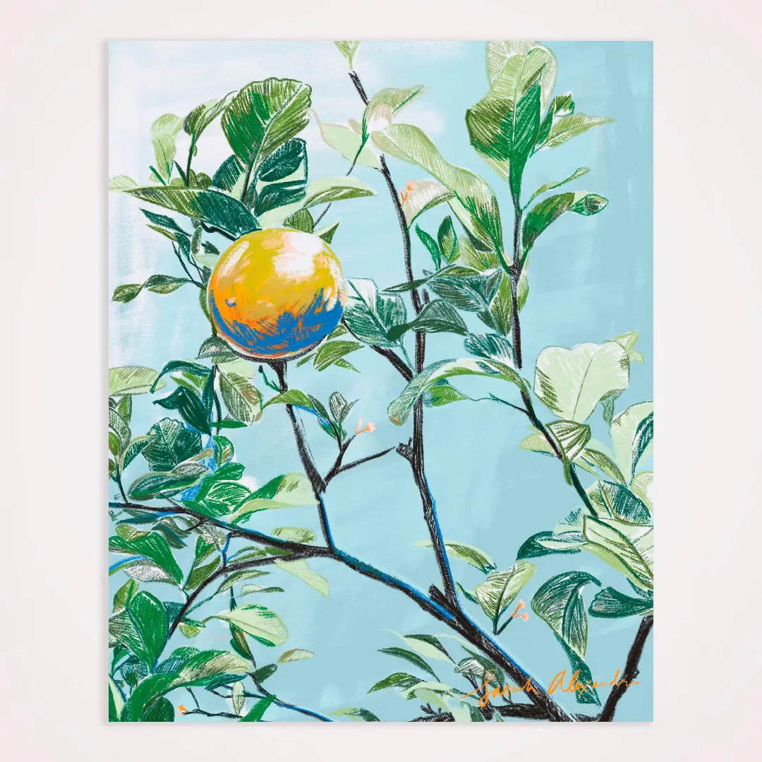 Lake Como Lemon 8" x 10" Print