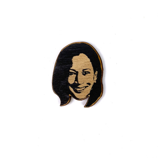 Kamala Harris Lasercut Lapel Pin