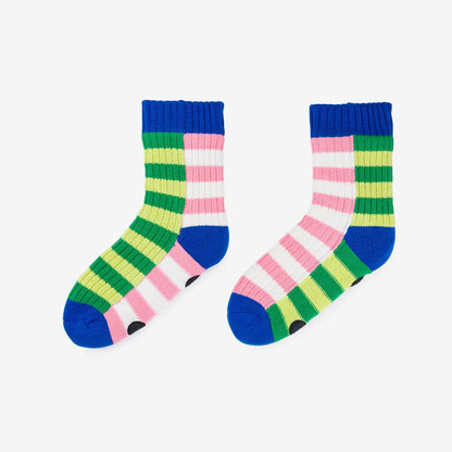 Super Stripe Knit House Socks
