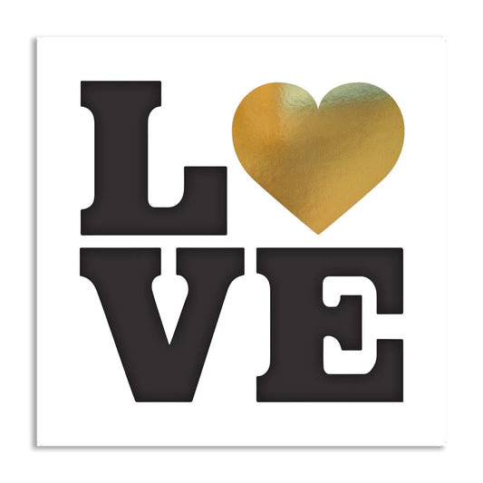 Love Limited Edition 12" x 12" Gold Foil Print