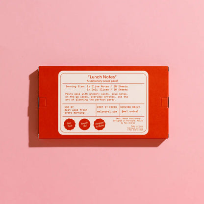 Lunch Notes Sticky Notepad Set (Set of 2)
