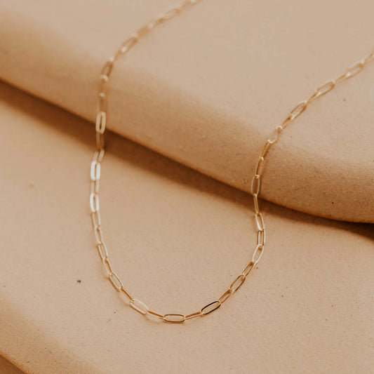 Maeve 14K Gold Linked Chain Necklace