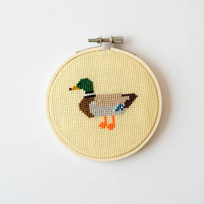 Mallard Duck 4" Cross Stitch Kit