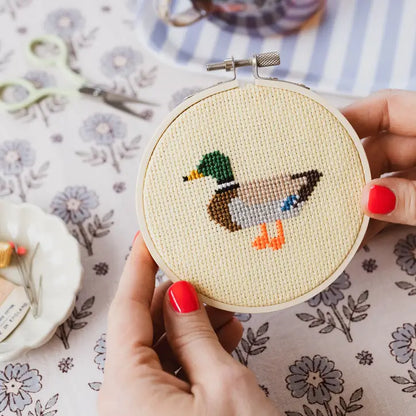 Mallard Duck 4" Cross Stitch Kit