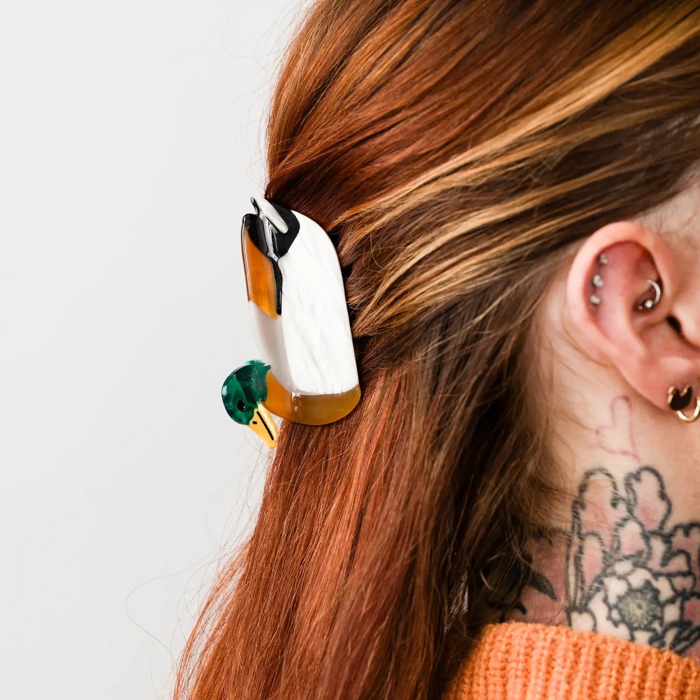 Mallard Duck Eco Hair Claw