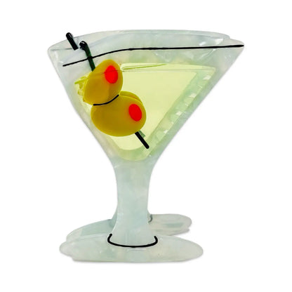 Martini 4" Hair Clip