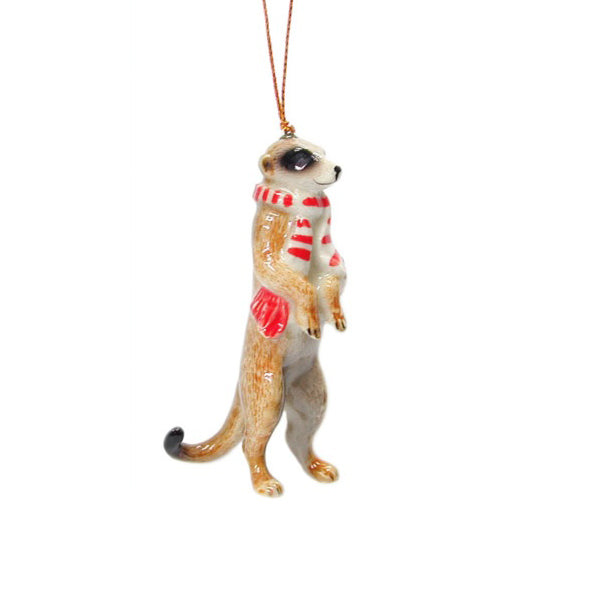 Meerkat Porcelain Miniature Figurine Ornament