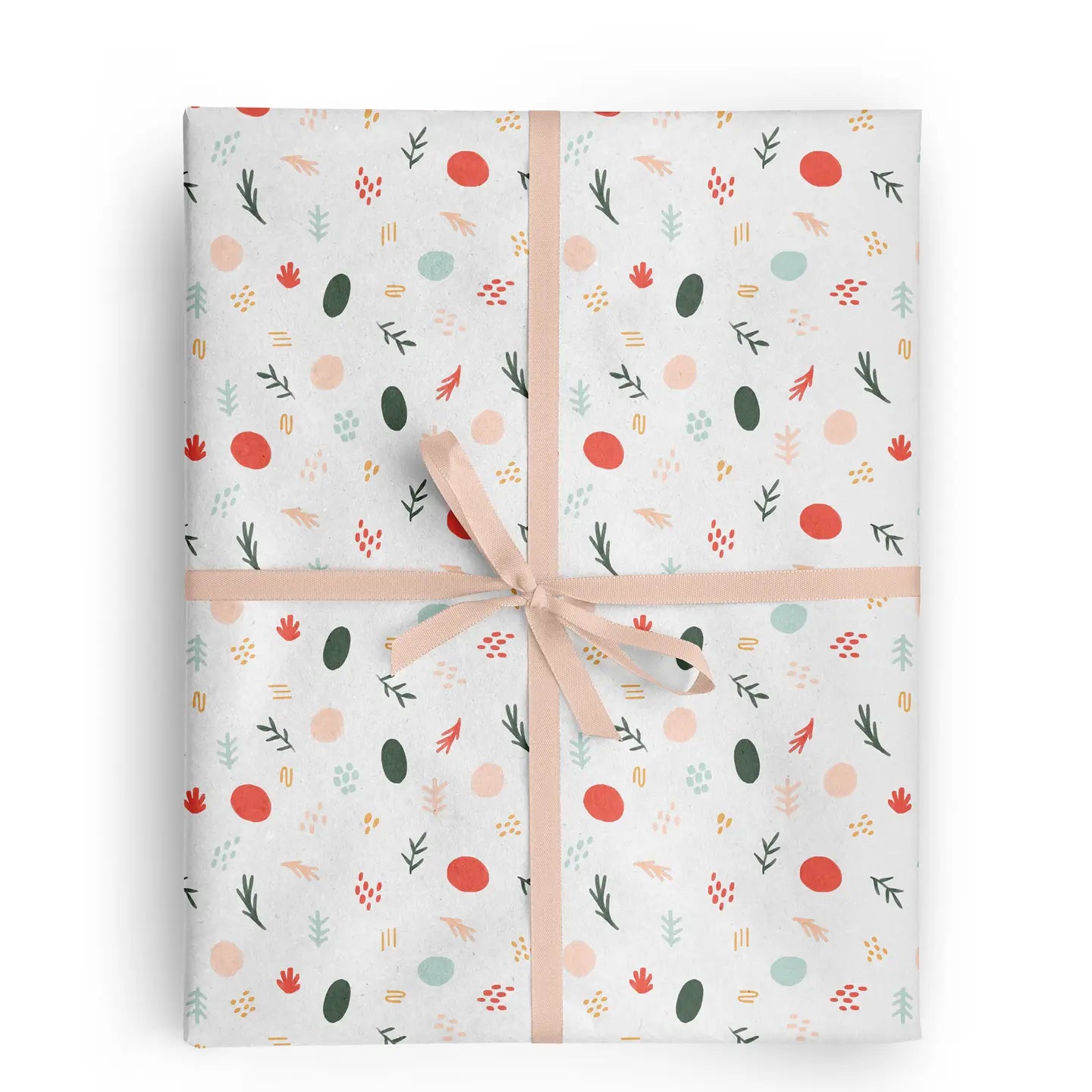 Merry Shapes Holiday Gift Wrap Sheets (Set of 3)