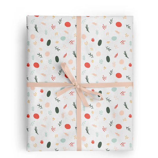 Merry Shapes Gift Wrapping Sheets (Set of 3)