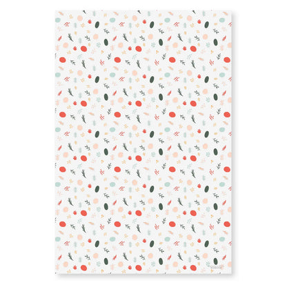 Merry Shapes Holiday Gift Wrap Sheets (Set of 3)