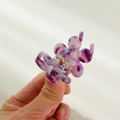 Mini Blossom Flower Half-Up Hair Clip