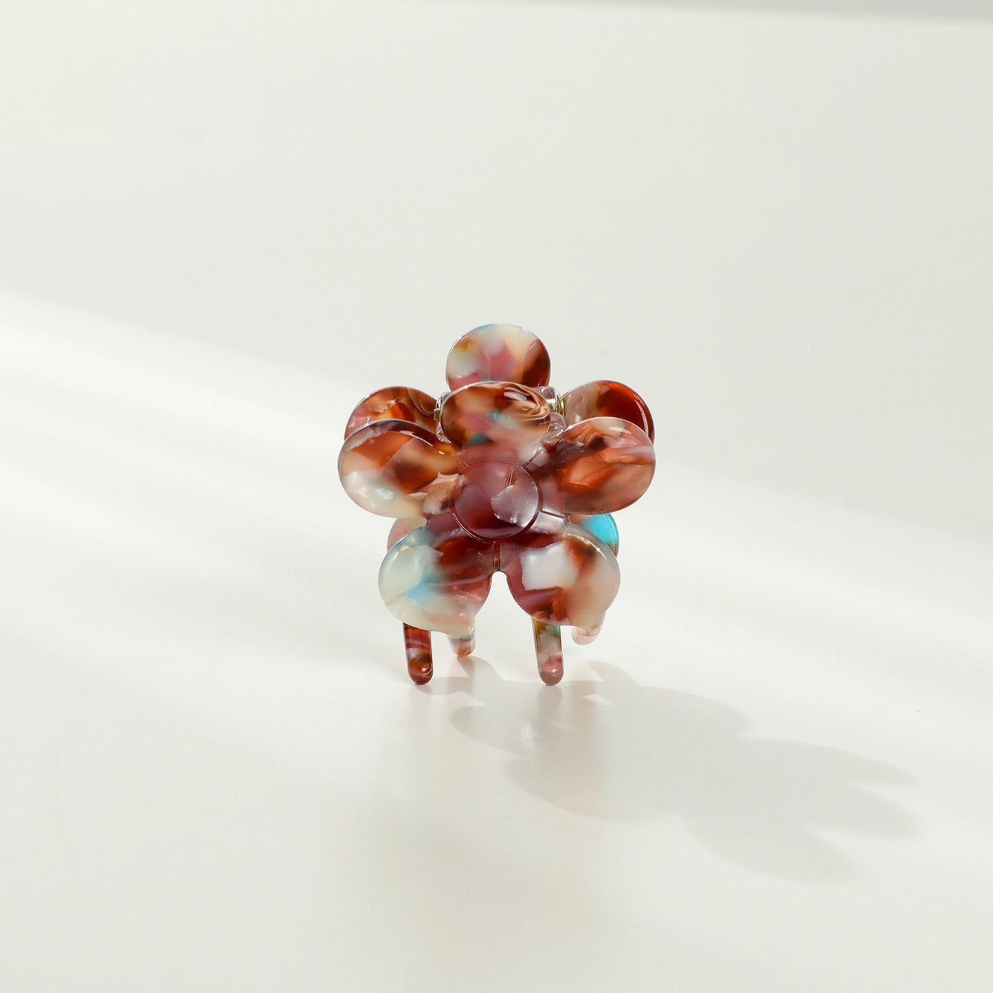 Mini Blossom Flower Half-Up Hair Clip